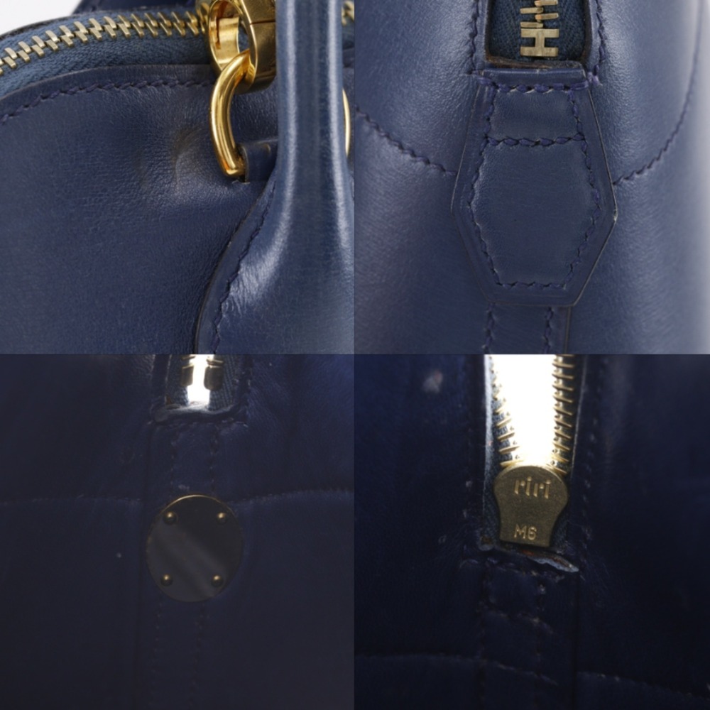 Hermes Bolide 31 Handbag, 2-Way Shoulder Bag x Veau Tadelakt Blue Marine, 199... - Picture 10 of 16
